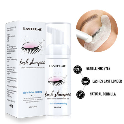 Eyelash shampoo gentle cleansing eyelash makeup remover