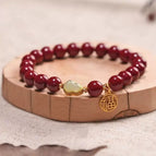 M1104 Rooi Krale Fulu Armband