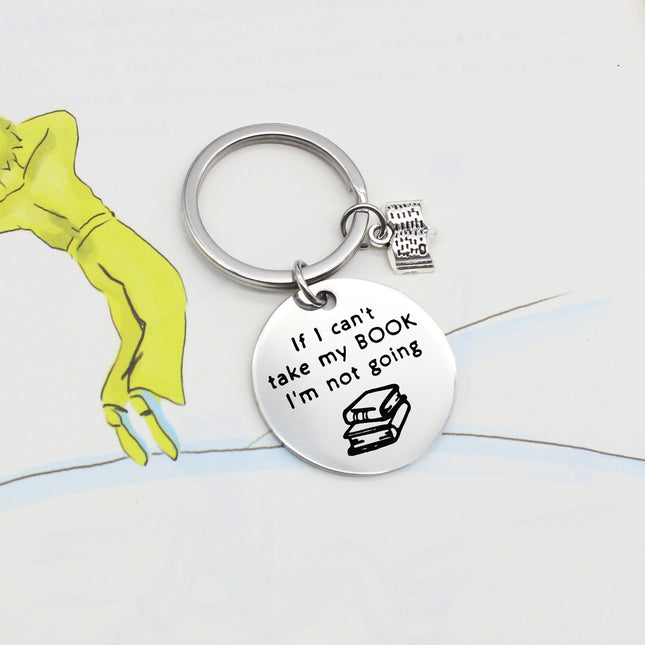 Motivational Reading Laser Engraved Keychain