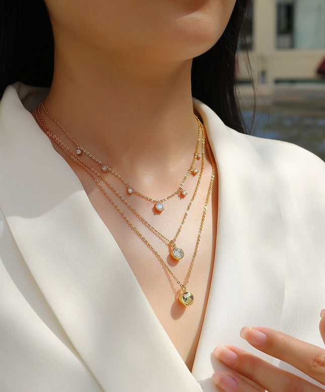 1-carat Luxury Fashion Minimalist Trend Jewelry Silver Pendant Necklace With Top-quality Moissanite, S925 Silver Electroplated With Gold