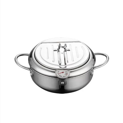 Stainless Steel Telescopic Folding Basket Frying Basket French Fries Degreasing Kitchen Tool