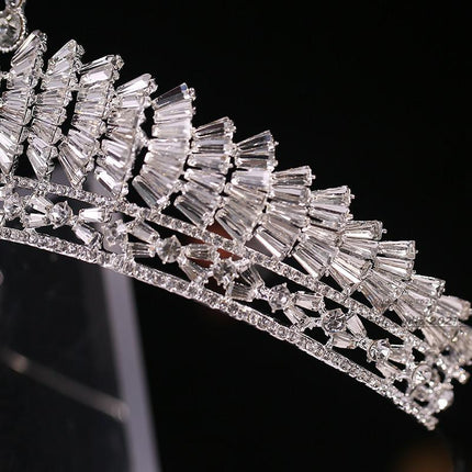Nuwe Japannese En Koreaanse Trou Rhinestone Allooi Knoop Trou Kroon