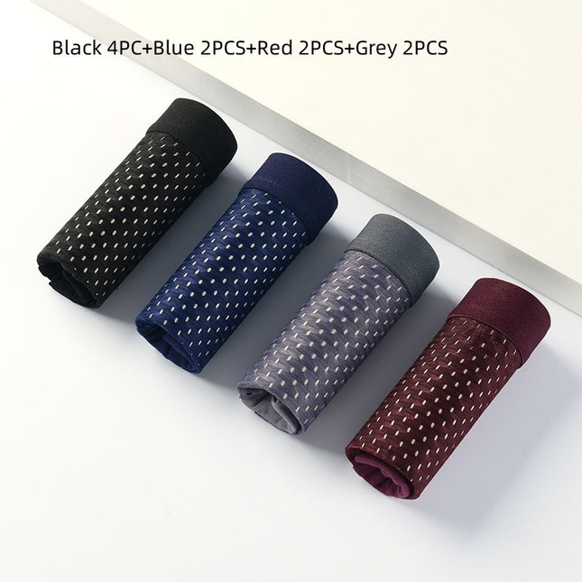 Men's Mesh Seamless Boxer Ice Silk Underwear