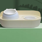 3beige bowls