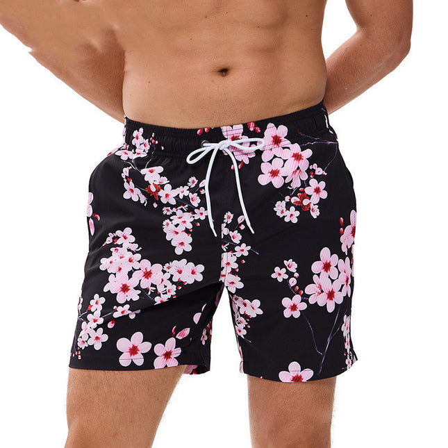 Men's Casual 3D Digital Printing Beach Pants