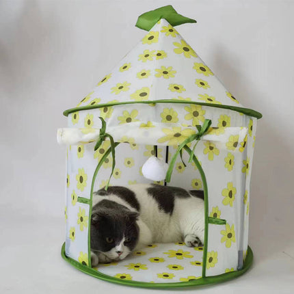 Foldable Self-Hi Relieving Stuffy Pet Cat Toy