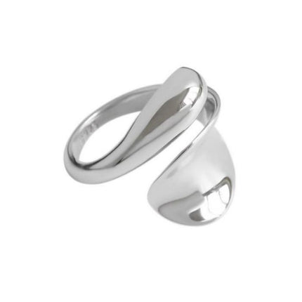Minimalist Geometric Polished Ring With A Personalized Touch