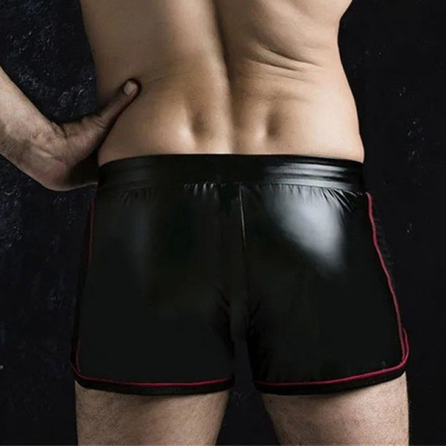 Breathable Sports Casual Biker Leather Shorts