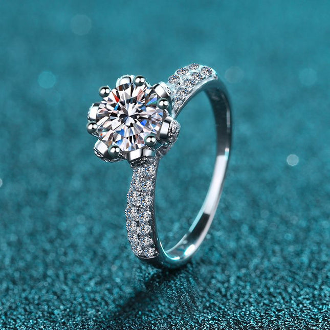 Vroue Mode Sterling Silwer Ring