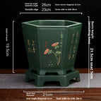 Dark Green Bucket / Purple Sand