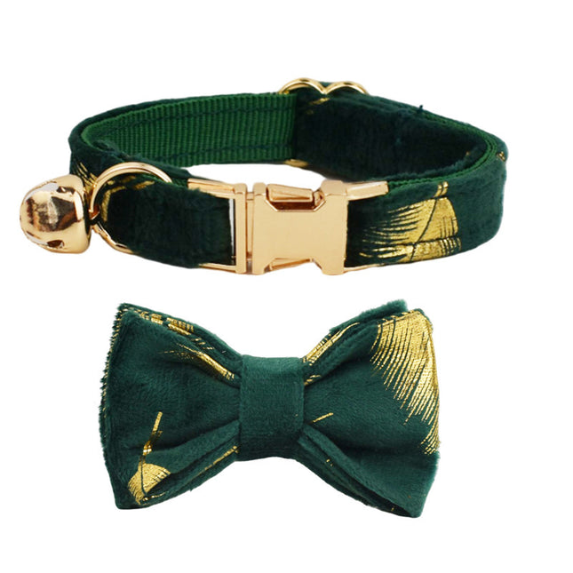 Pet Collar Cute Bell Bow Scarf