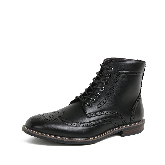 Autumn And Winter New Retro High-top Men's Work Ankle Boots