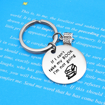 Motivational Reading Laser Engraved Keychain