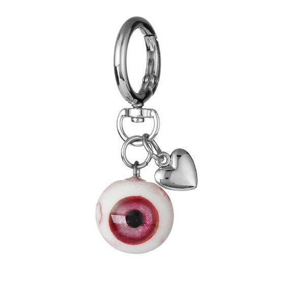 Devil's Eye Resin Heart-shape Item Halloween Eye Keychain