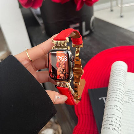 Leerarmband Nuwejaar Rooi Meisie