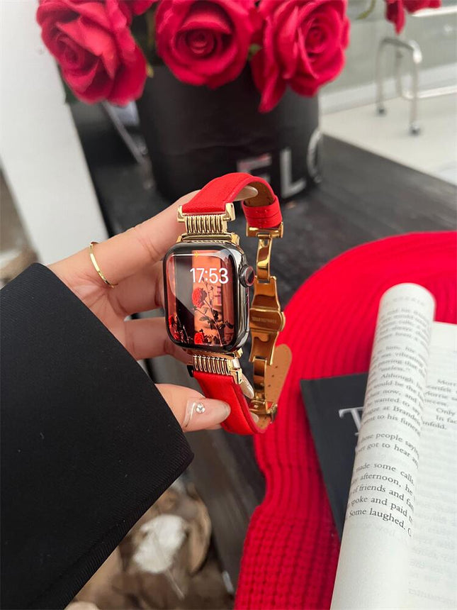 Leerarmband Nuwejaar Rooi Meisie
