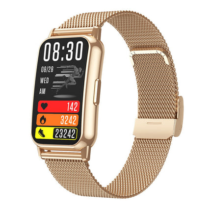 Slim Bluetooth Oproep Vroue Sport Horlosie