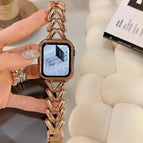 Rose Gold Strap Hard Case / 38mm