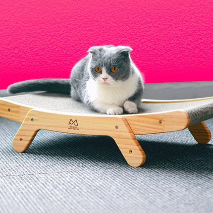 Corrugated cat scratch board
