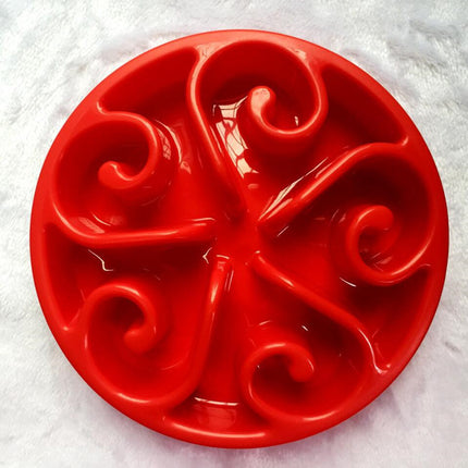Pet Dog Slow Feeder Bowl Non Slip Anti-Gulping Slower Food Feeding Dishes Eco Dog Bowl For Large Medium Small Dogs Puppy Measured