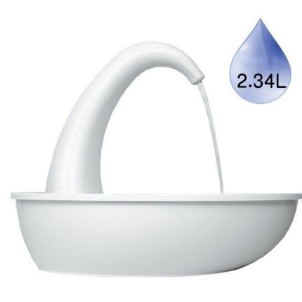 Automatic Swan Pet Cat Water Dispenser Drinking Bowl