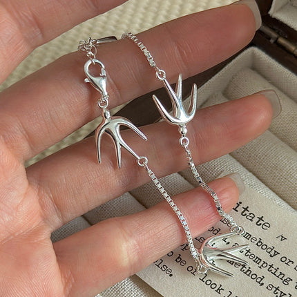 S925 Sterling Silwer Swael Armband