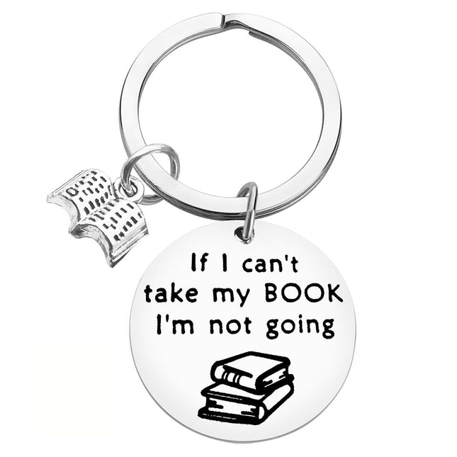 Motivational Reading Laser Engraved Keychain