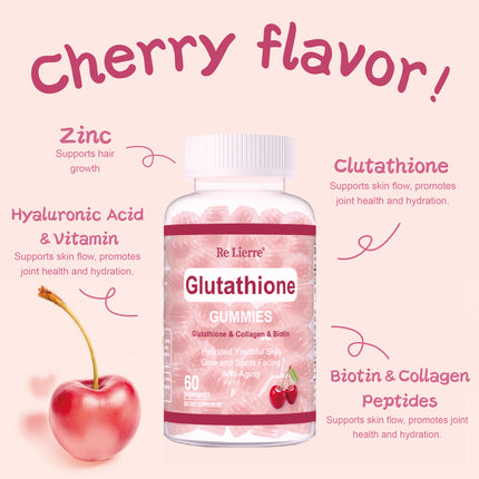 Glutathione Kollageen Gommetjies Kersie
