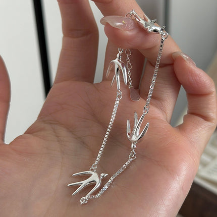 S925 Sterling Silwer Swael Armband