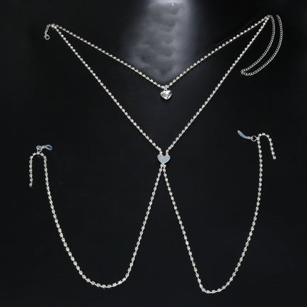Strass-Liefdeslyfkettings-bykomstighede