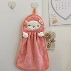 Pink lambsmall towel / 36x25cm