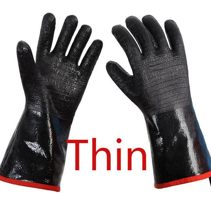 Heavy Duty Neoprene Glue Flame Retardant Heat Insulation Oilproof And Heatproof Gloves
