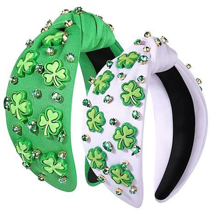Diamant Nuwe Ierse Groen Hoed Haarband