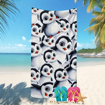 Kreatiewe Drukwerk Mikrovesel Strandsanddoek