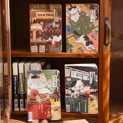 Moore Joernaalboek Yiliang Kat Bergklub Oulike Kat Dagboekboek Handgetekende Illustrasie Saknotaboek Student