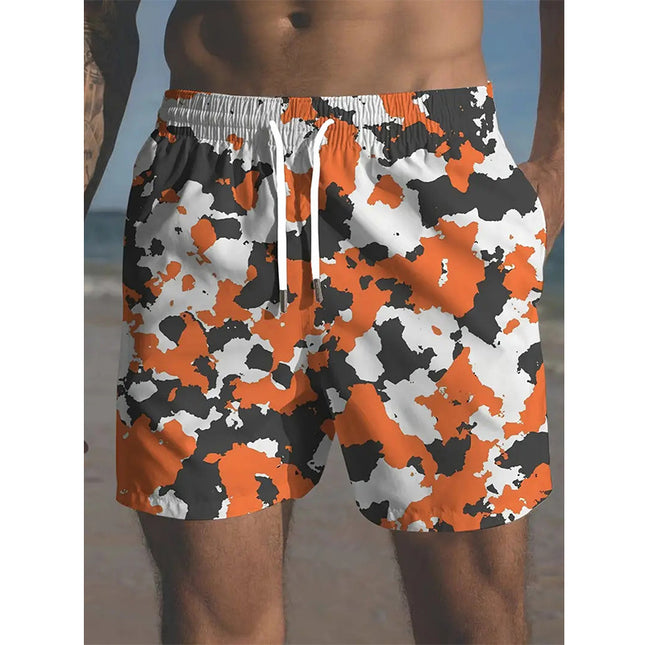 Fashion Cool Streetwear Men's Beach Shorts