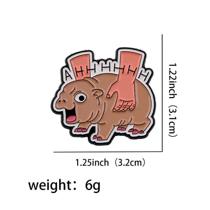 Kreatiewe Engelse Letter Ornament Medalje Klere Broche