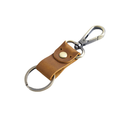 Leather Car Retro Cowhide Key Ring