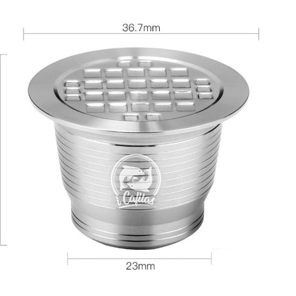 Coffee capsule square hole shell