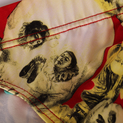 Printed Fashionable Low Waist Men's Youth Swimming Trunks