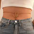 Heart Waist Chain KC Gold 0953