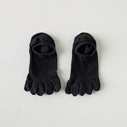 Men's Cotton Deodorant And Sweat-absorbing Breathable Five Toe Socks