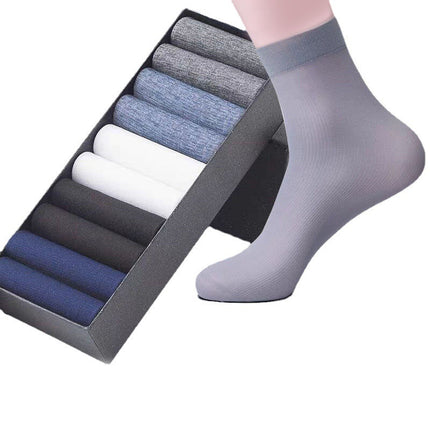 Men's Socks Mercerized Cotton Summer Thin Middle Tube