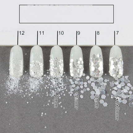 1+2+3 mm ultradun klein paillette
