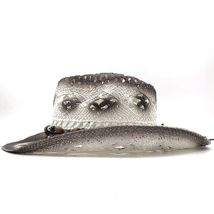 Women's Outdoor Seaside Beach Hat Cowboy Straw Hat