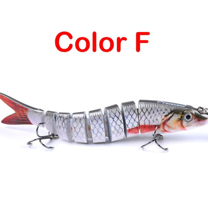 Pike Fishing Lures Artificial Multi Jointed Sections Hard Bait Trolling Pike Carp Fishing Tools