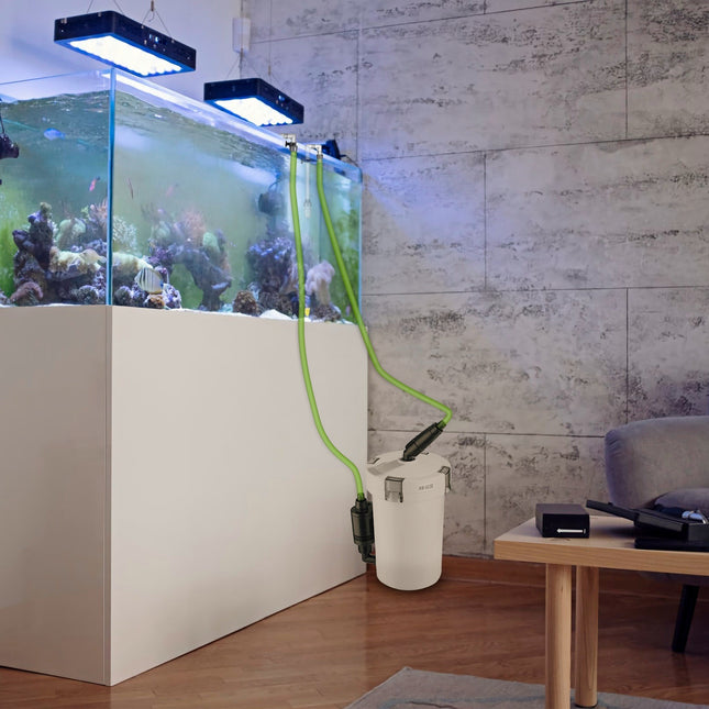 1 Stk. 3-Stufen-Außenfilter für 105-Liter-Aquarium (Fischbecken), 400 l/h, 6 W, einfache Installation, geräuscharm