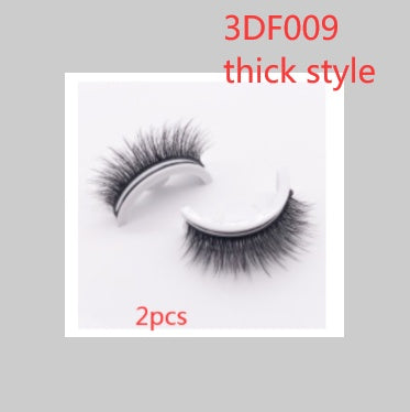 Herbruikbare 3D Nertswimpers Natuurlike Valse Wimpers Selfklevende Valse Gomvrye Grimering Wimpers Uitbreiding Sy