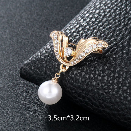 Small Bow  High-end Corset Sewing Free Shirt Anti-exposure Button
