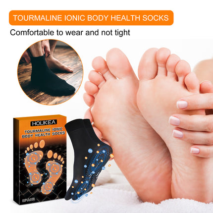 Cold-proof Windproof Warm Foot Ion Massage Socks